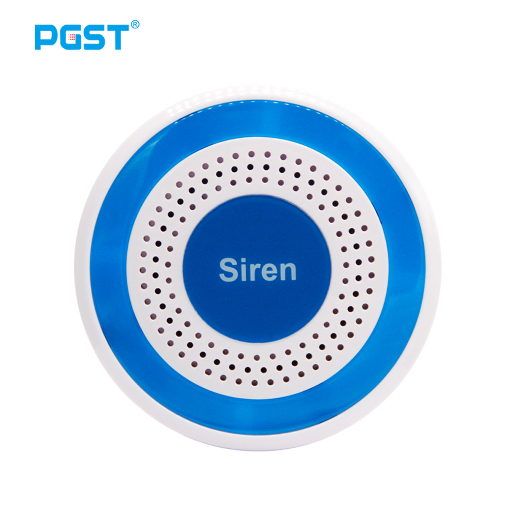 Home Security Siren - PGST 433Mhz Indoor Wireless Siren Alarm