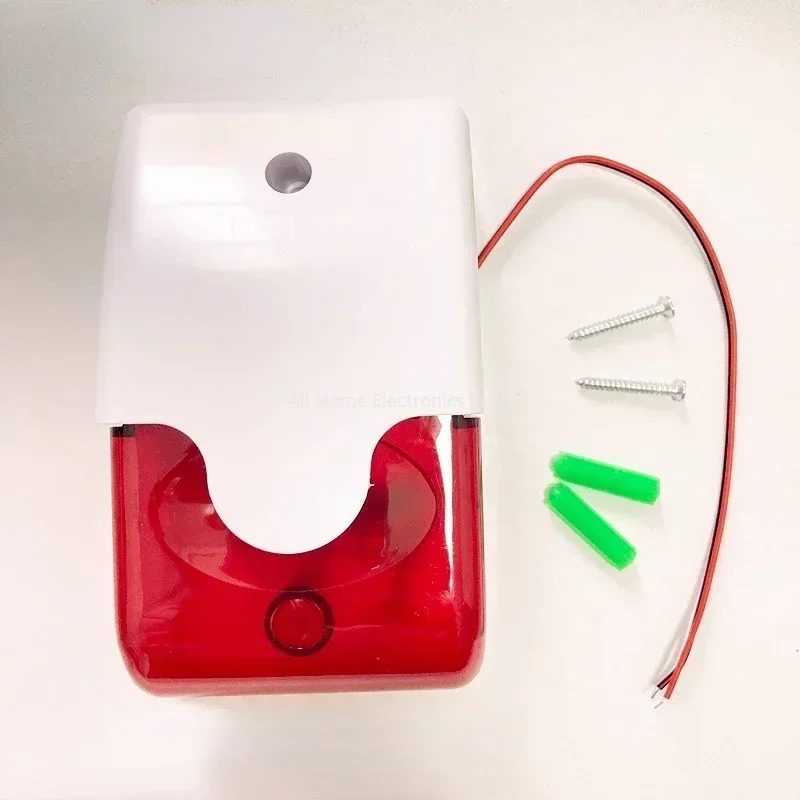 Home Security Siren - Strobe Siren Alarm 103 dB Horn