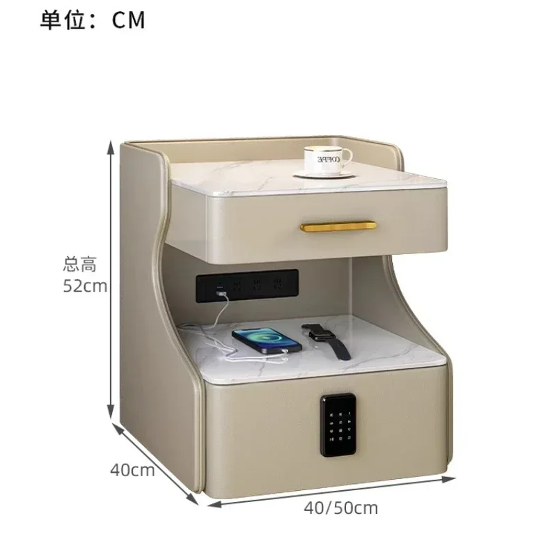 Home Security Of America - Bedside Table Comfortable With Drawers Bedroom
