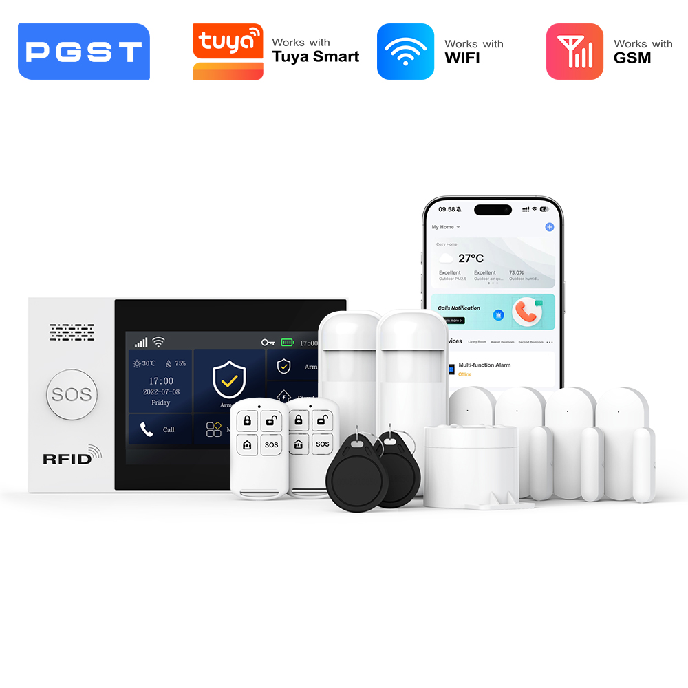 Home Security Group - PGST 2G GSM WiFi Alarm System