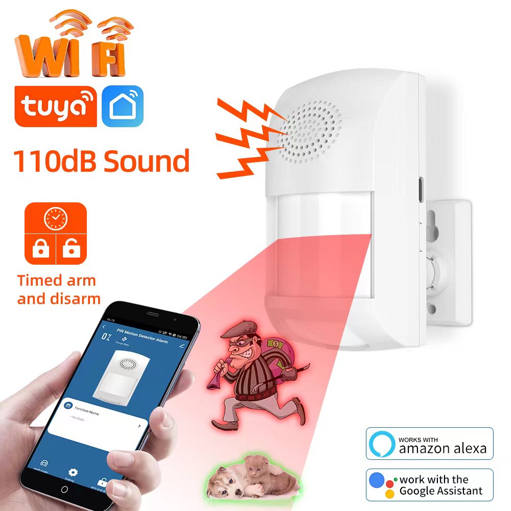 Home Security Siren - Tuya WiFi Smart Home Burglar Alarm