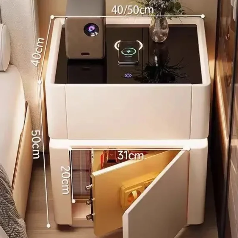 Home Security Of America - Bedside Table Security Multifunctional Wireless Charging