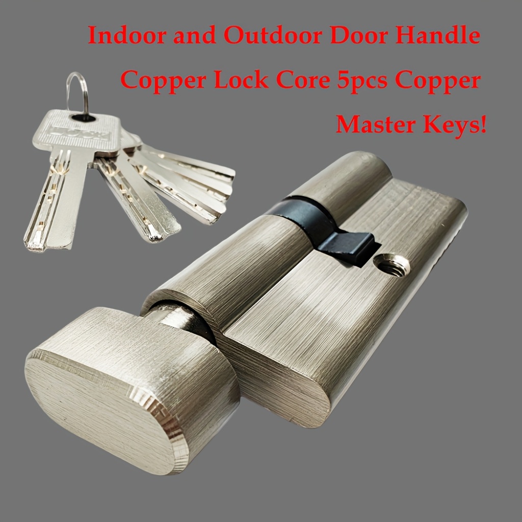 Home Security Group - 1Pc European Standard All-Copper Anti-Theft Lock