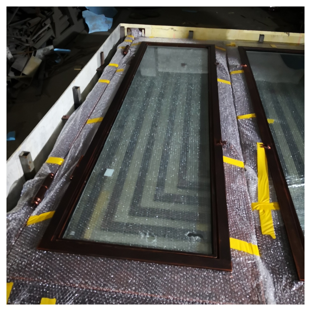 China Steel Glass Door South A - Home Security Of America ulasan dan harga