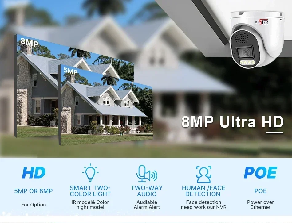 Metal Turret Dome 8 Channels I - Home Security And Cctv ulasan dan harga