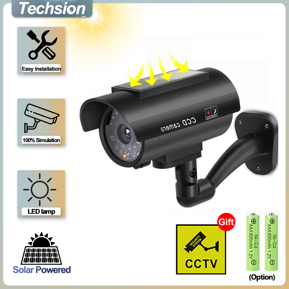 Solar Panel Dummy Surveillance - Home Security And Cctv ulasan dan harga