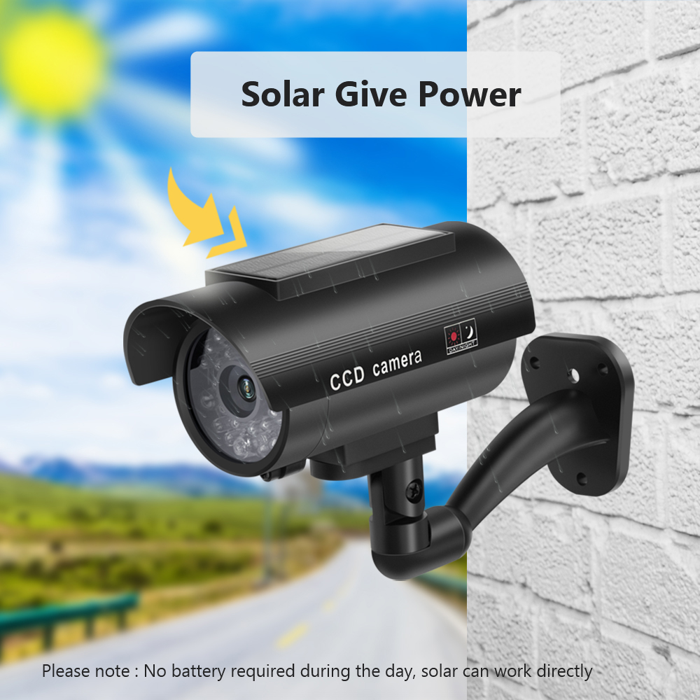 Solar Panel Dummy Surveillance - Home Security And Cctv ulasan dan harga
