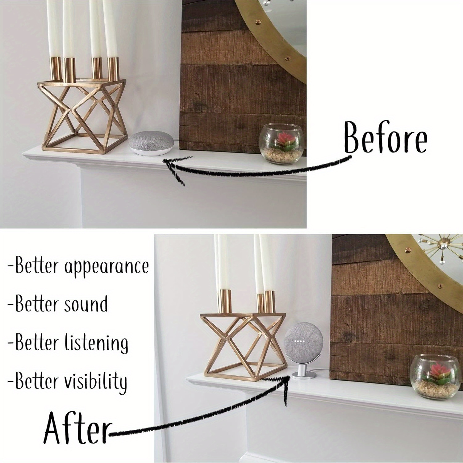 Mini Smart Speaker Display Sta - Google Speaker Nest Mini ulasan dan harga