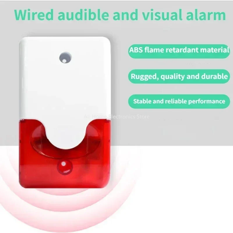 Strobe Siren Alarm 103 dB Horn - Home Security Siren ulasan dan harga
