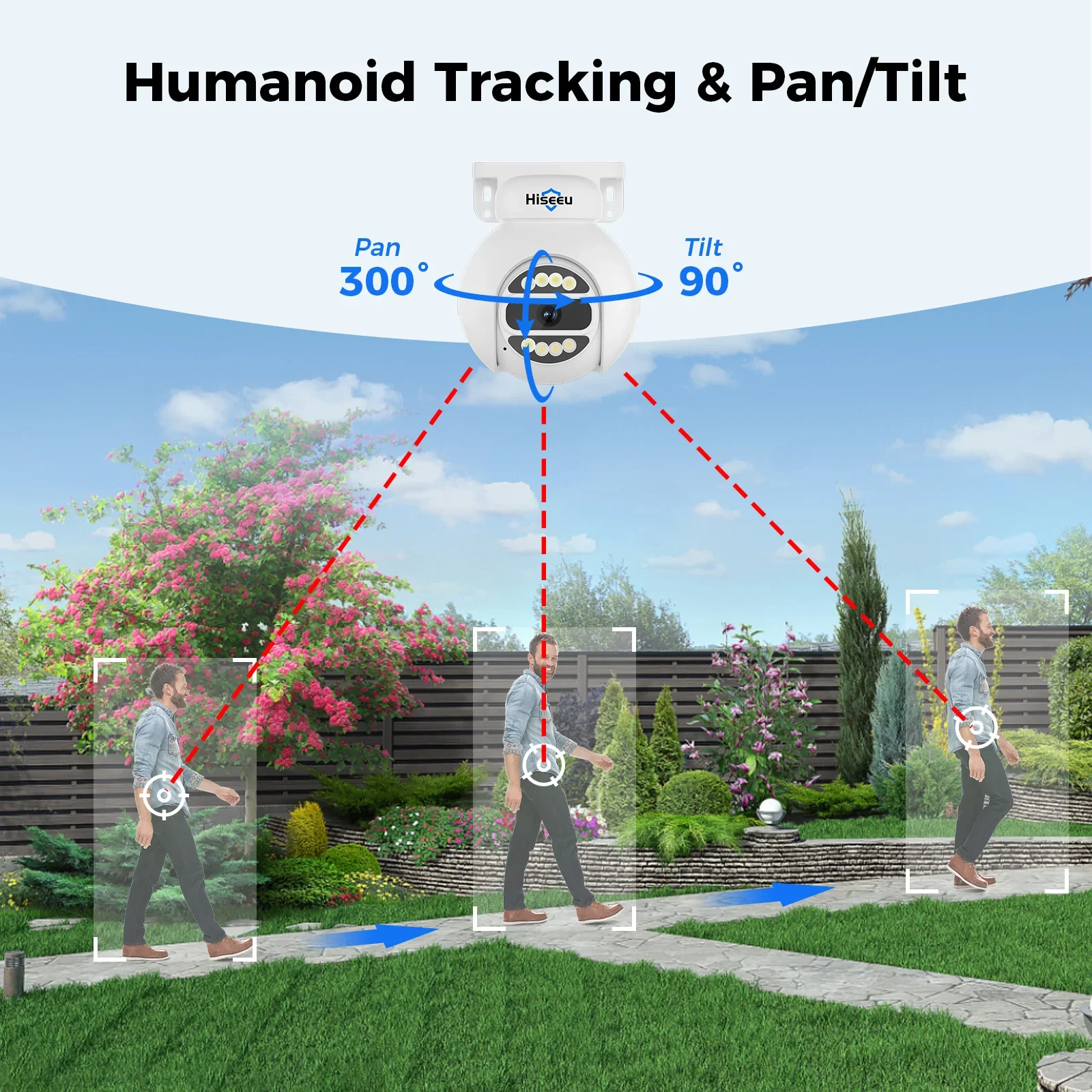 Hiseeu Automatic Tracking 5mp  - Home Security And Cctv ulasan dan harga