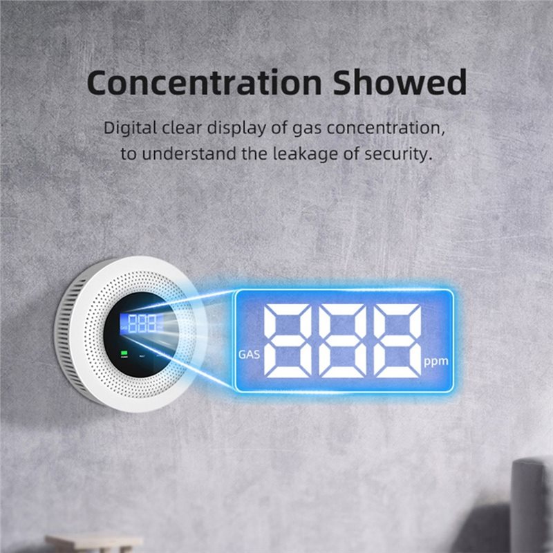 B03B-Tuya Wifi Gas Leak Sensor - Home Security Kitchener ulasan dan harga