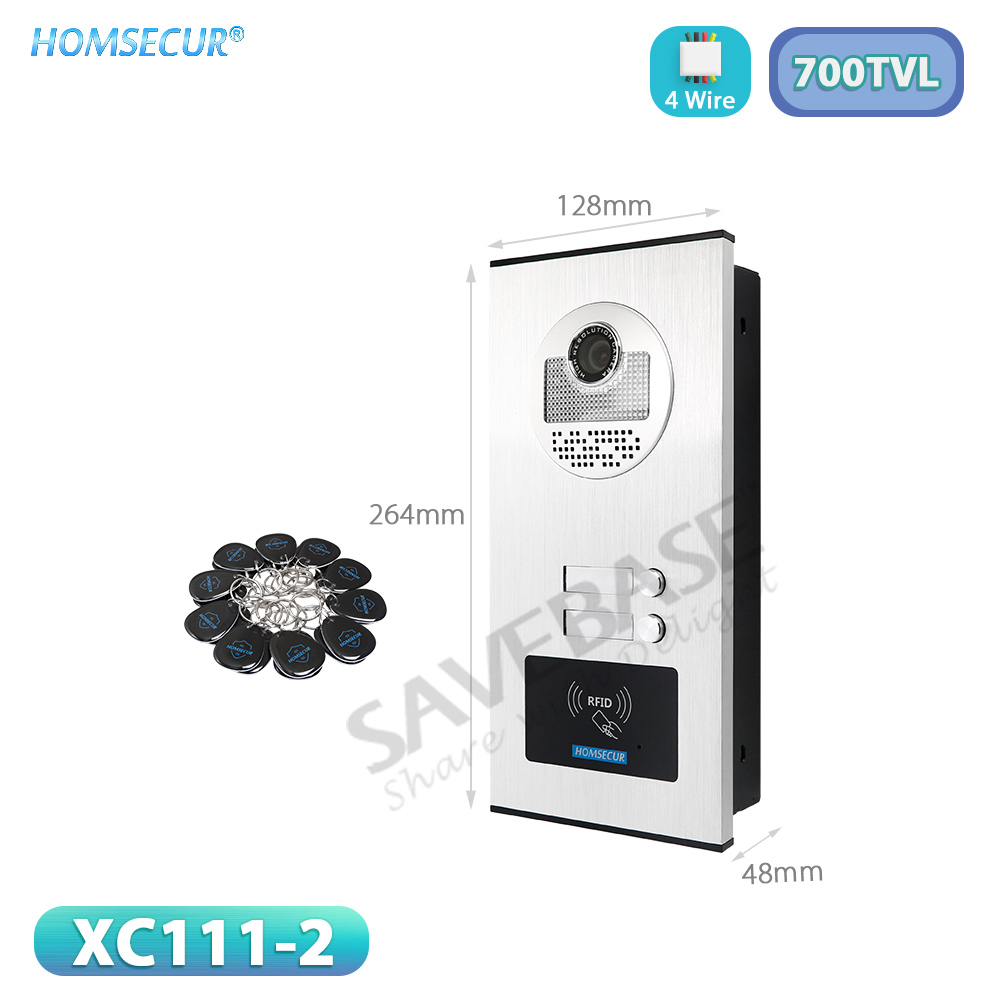 XC111-2 Flush Mount Outdoor Do - Home Security Key Fob ulasan dan harga