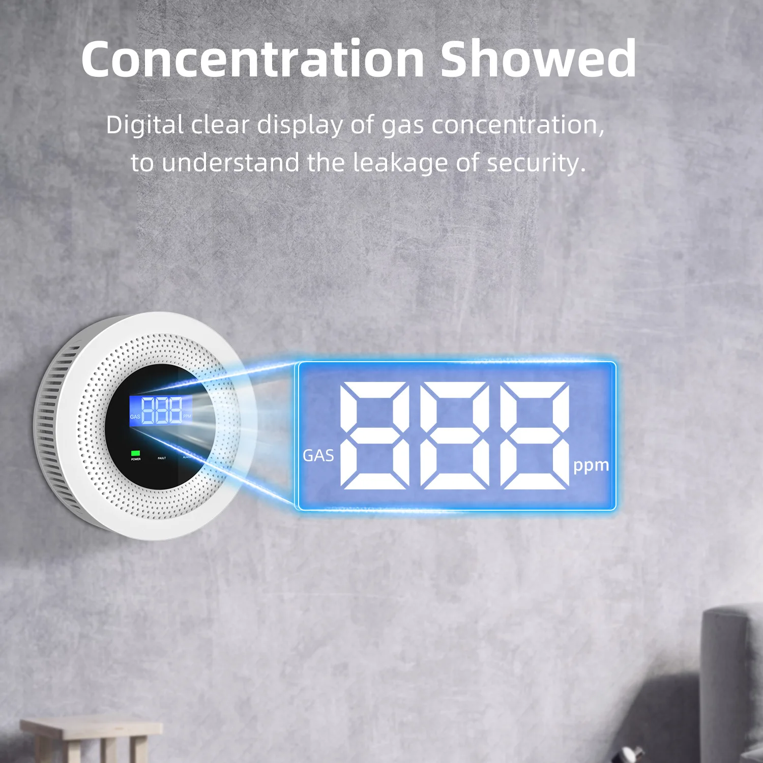 WIFI Gas Detector Gas Leak Sen - Home Security Kitchener ulasan dan harga