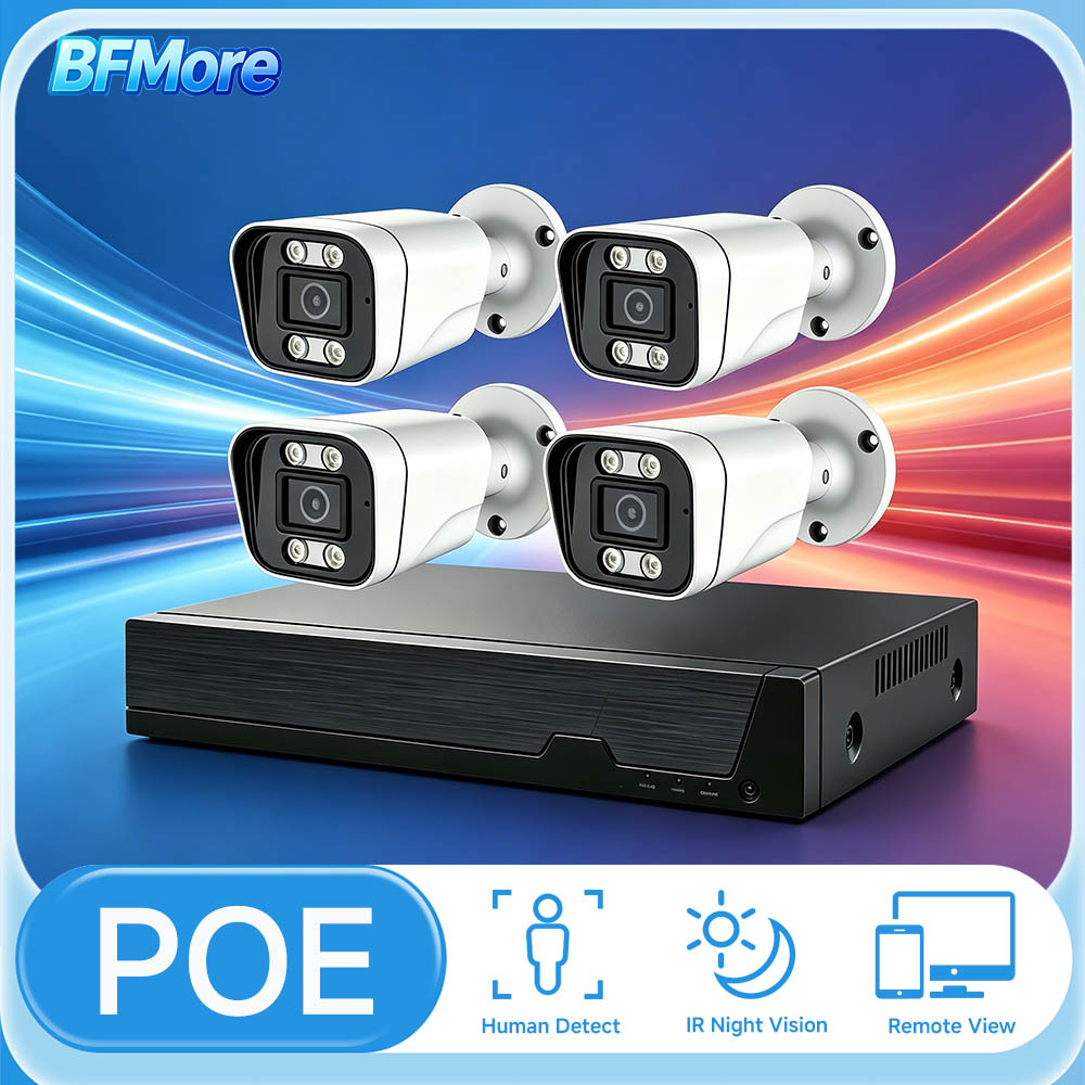 BFMore 8MP 4K Ai Human Detecti - Home Security Nvr ulasan dan harga