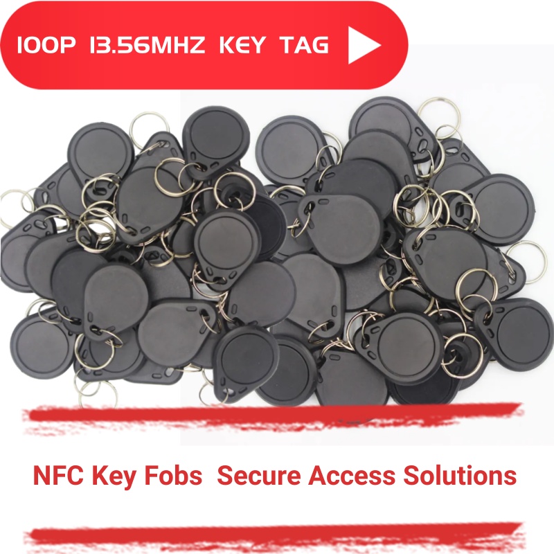 100P NFC Smart Key Tag Card,RF - Home Security Key Fob ulasan dan harga