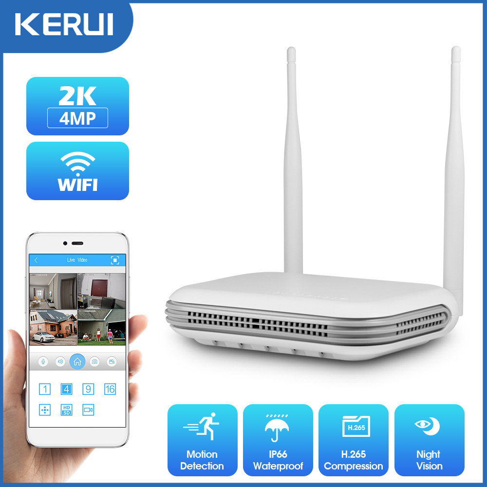 KERUI 2K 3K 4MP 8CH NVR WIFI O - Home Security Nvr ulasan dan harga