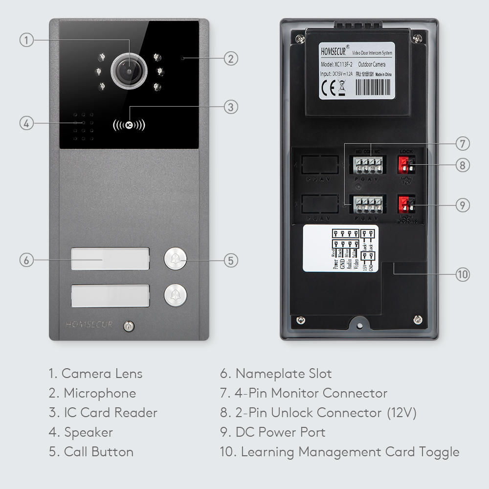 1080P HD IP65 Doorbell Camera  - Home Security Key Fob ulasan dan harga