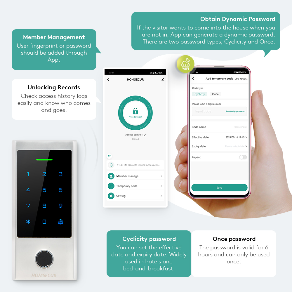 WiFi Tuya Smart APP Waterproof - Home Security Key Fob ulasan dan harga