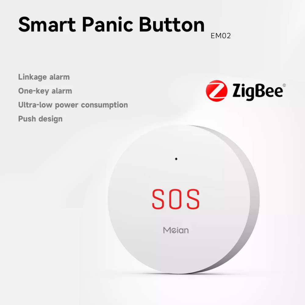 Meian Zigbee Tuya SOS Emergenc - Home Security Siren ulasan dan harga