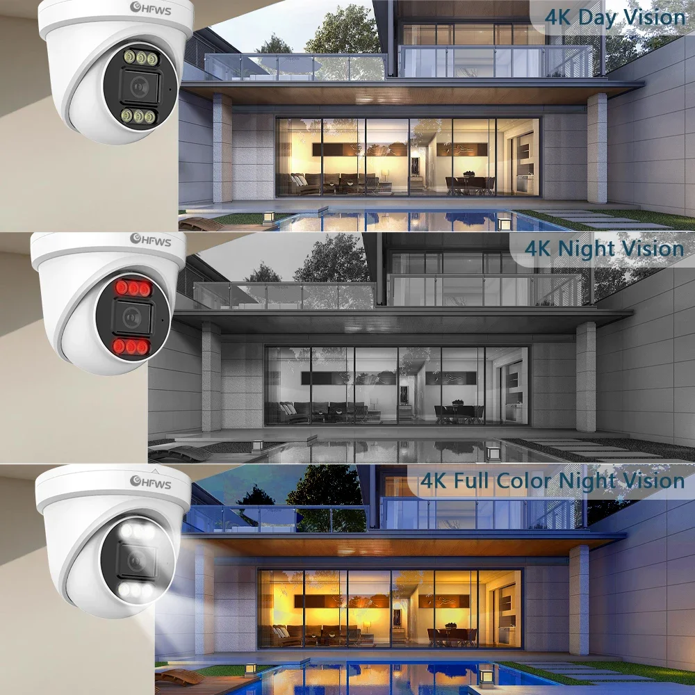 OEM 8MP 4K 25FPS PoE IP Camera - Home Security And Cctv ulasan dan harga