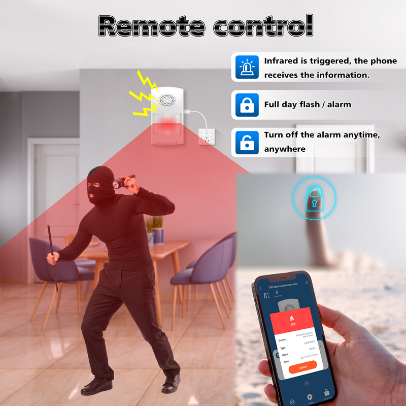 Tuya WiFi Smart Home Burglar A - Home Security Siren ulasan dan harga
