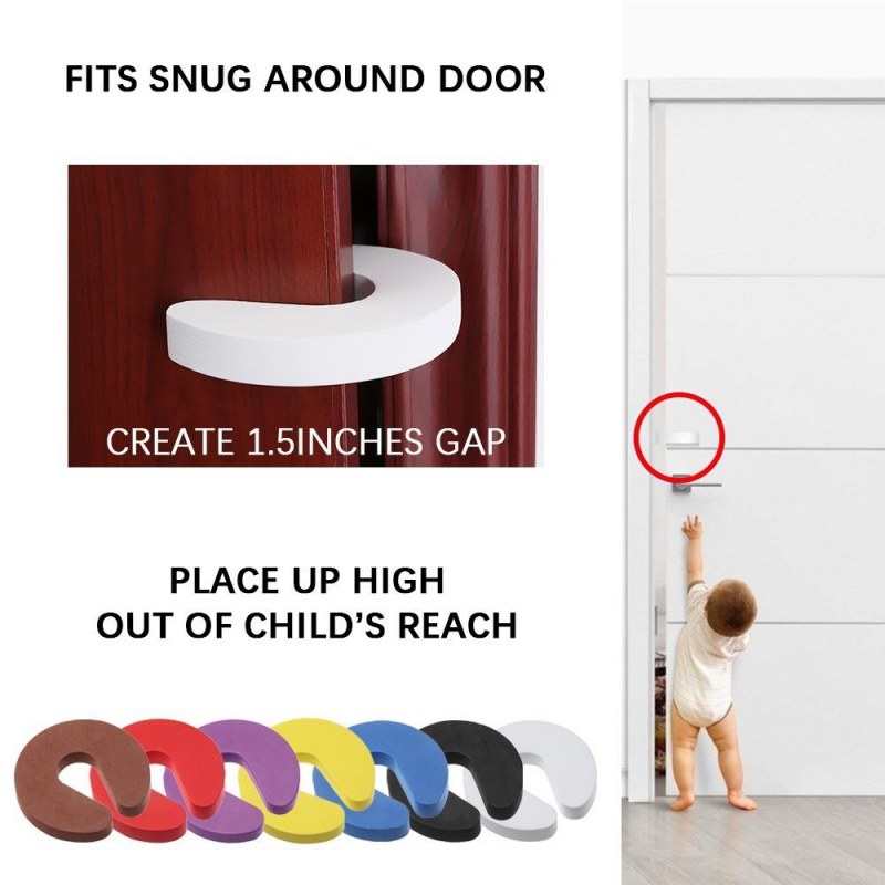 Soft Foam Door Stopper Guard F - Home Security Kitchener ulasan dan harga