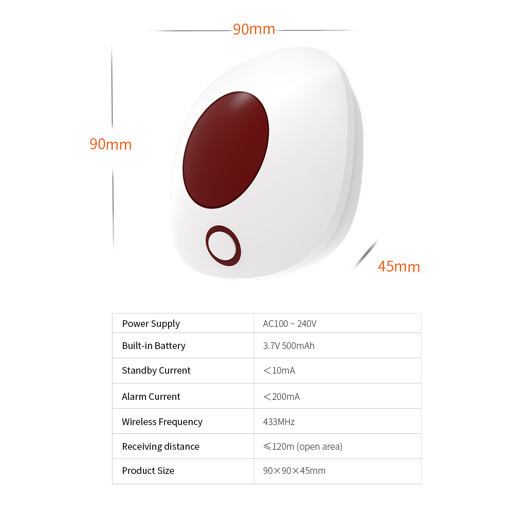 Staniot Indoor Wireless Siren  - Home Security Siren ulasan dan harga