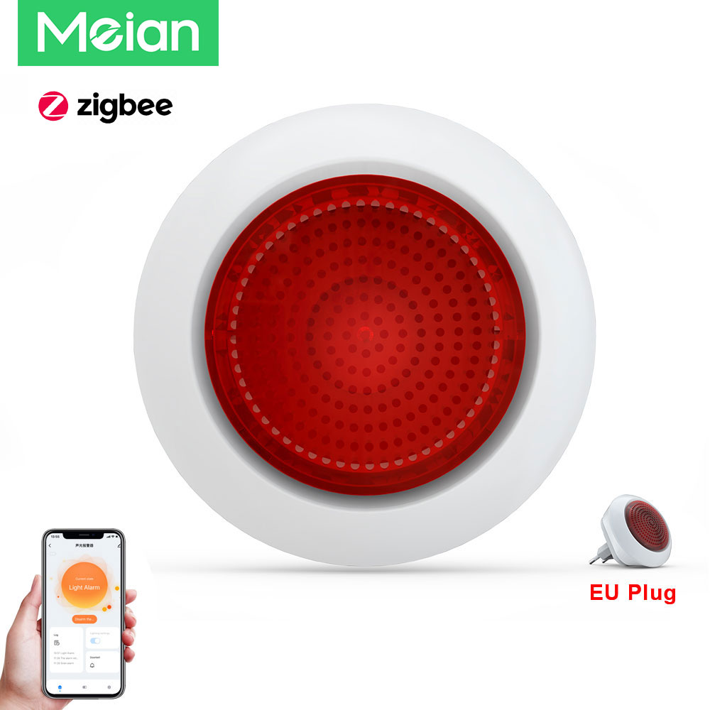 Meian Flash Sound Siren Alarm  - Home Security Siren ulasan dan harga