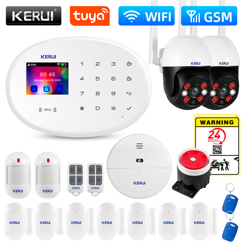 KERUI W202 WIFI GSM Alarm Syst - Home Security Group ulasan dan harga