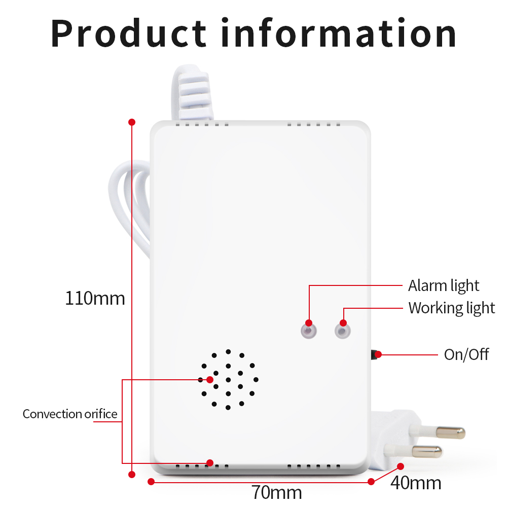 Combustible Gas Alarm Sensor G - Home Security Kitchener ulasan dan harga