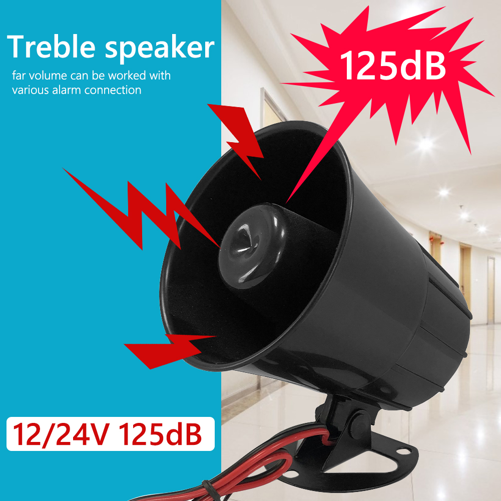 125dB Loud Warning Alarm Siren - Home Security Siren ulasan dan harga