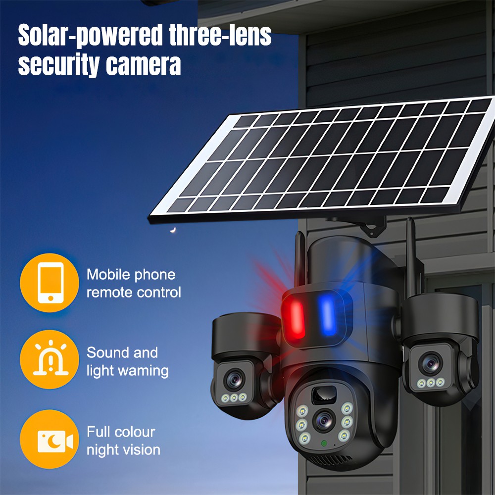 Solar WiFi PTZ Camera Outdoor  - Home Security And Cctv ulasan dan harga