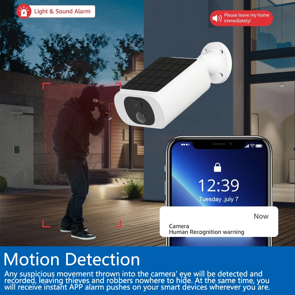 Tuya 5MP Solar Security Camera - Home Security Group ulasan dan harga