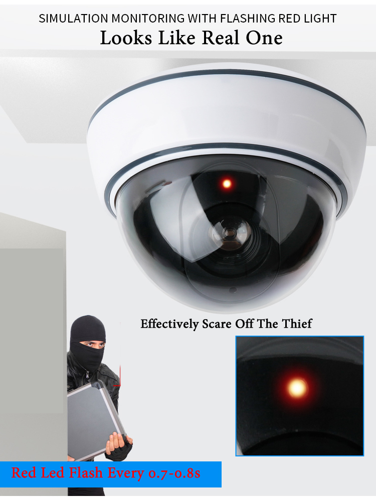 Creative Black/White Fake Dome - Home Security And Cctv ulasan dan harga