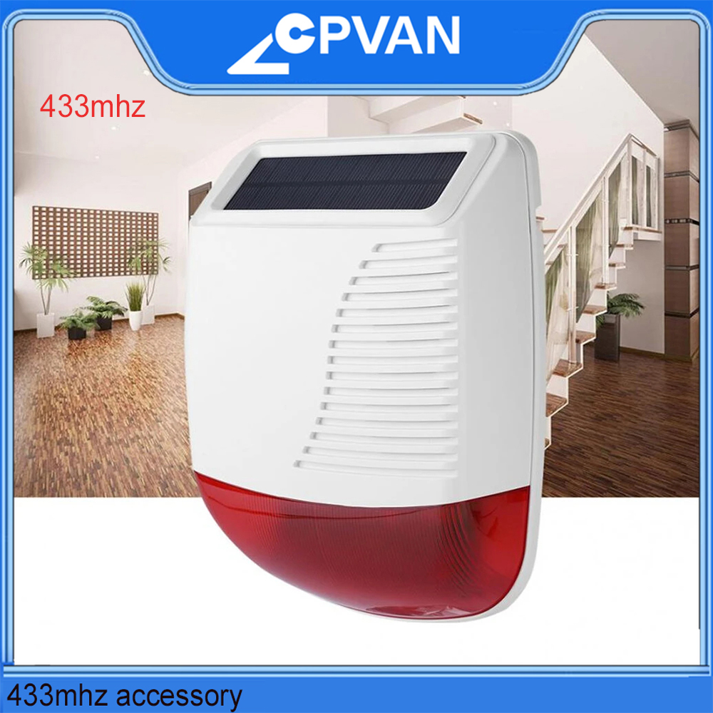 CPVAN Outdoor Wireless Siren 1 - Home Security Siren ulasan dan harga