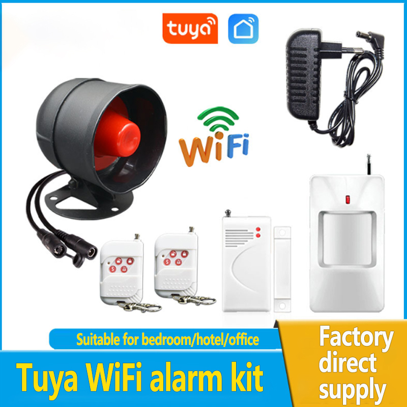 Tuya WiFi Smart Siren Alarm 11 - Home Security Siren ulasan dan harga